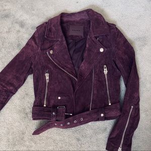 BLANKNYC Suede Moto Jacket